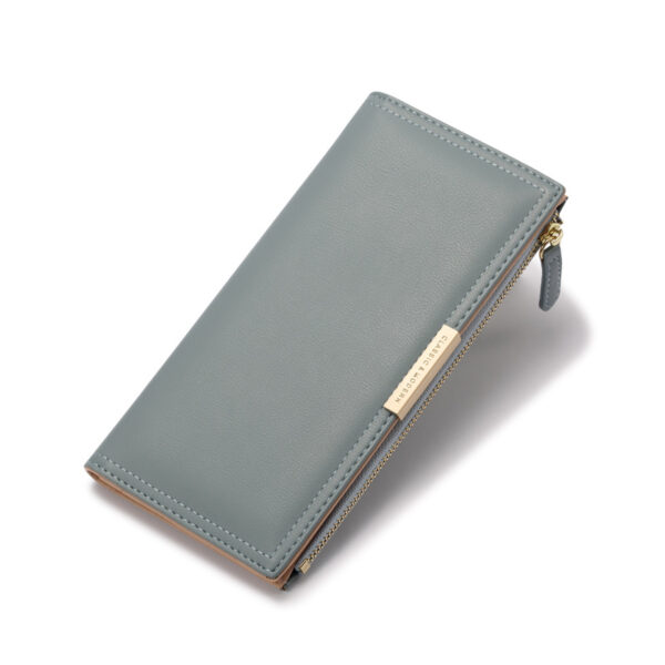 Geldbörsen Und Taschen Mode Einfarbig PU Geldbörse Universal #0042 – Bild 4